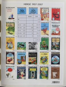 1952/2010 Verzameling nominaal (2007/2010) + dienst, TX, SP, in Leuchtturm album, zm (Frankeerwaarde: €1.101)