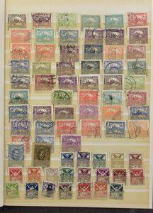 1919/1984 Uitgebreide samenstelling met dubbels in 3 insteekboeken, overwegend gestempeld, zm/m/ntz