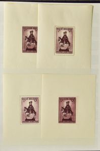 1938/1950 Accumulation comprising various duplicates, varied condition, including BL 28 (2x) and BL 29 (2x), very fine/fine/to be checked (OBP +€1,000)