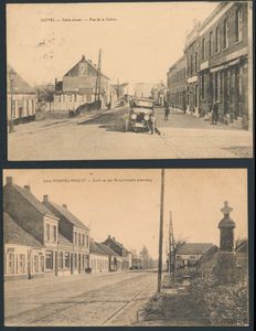 Diverse plaatsen en zichten, w.o. diverse Koningshooikt, Pierre Janssens, enz. (50 stuks)