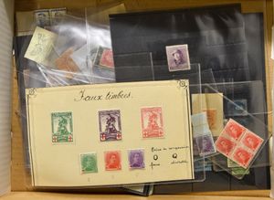 1849/1920 Miscellaneous accumulation comprising mainly classic miscellaneous issues, including Medallions, Red Cross, Albert I with Helmet, N° 176 (OBP €525), etc., a fine selection lot, very fine/fine/to be checked