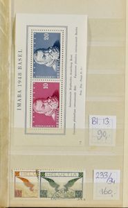 1854/1990 Verzameling in 2 insteekboeken met vrijwel alleen betere zegels, w.o. veel dienst, LP (incl. n° 1/2 * met keur), tevens specimen, Eisenbahn, proeven, etc., borduurblok, veel keerdrukken, combinaties, mooie kwaliteit, zm/m (Hoge cataloguswaarde)