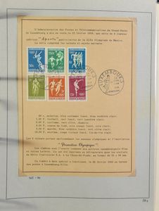 1875/1989 Verzameling in ringband en insteekboek dubbels, zm/m/ntz