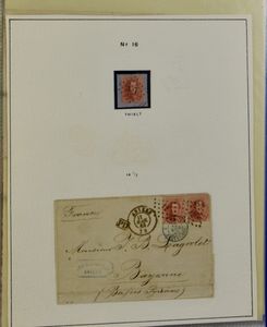 1801/1949 Interessante verzameling (**/*/0/BRF) stempels in ringklasseur, diverse uitgiften, w.o. médaillons, Helm, 301 op brief, fijne baard ,kleine Montenez, Poortman, enkele mooie en betere poststukken, zm/m