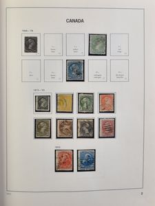1859/1993 Verzameling in 2 Davo albums, waarbij betere reeksen en blokken, nominaal, zm/m