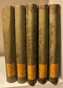 Bulletins, Williame, Zusammenstellung von 5 Stücken, verschiedene Ausgaben in Hardcover gebunden