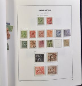 1840/1988 Restantverzameling in 2 Davo, interessant om aan te vullen, zm/m/ntz
