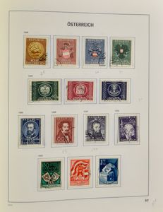 1850/2011 Goed gevulde en hoofdzakelijk gestempelde verzameling in 3 Davo albums, nadruk ligt op periode na 1950, zm/ntz