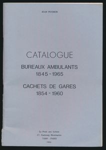 Poststempels, samenstelling van 5 boeken, w.o. Pothion (3x), Blot en Beaufond (reisstempels)