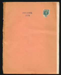 Préobel 1878/1879 in 4 boekjes; Vergouwen; gedrukt; geniet; Nederlands; zachte kaft; in slechte staat