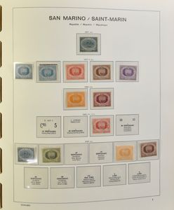 1877/1960 Mooie verzameling in Schaubek album met veel postfrisse reeksen, zm/m (Hoge cataloguswaarde)