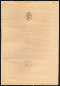 Les Centenaires des Timbres-Poste Belges 1849/1949; Postes Belges; Het Bestuur der Belgische Posterijen; 1949; gedrukt; ingebonden/gelijmd; Frans; 39pag.; zachte kaft; zeer mooi