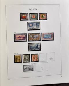 1882/1984 Restantverzameling in Davo met volledige reeksen en losse waarden met mooiere stempels, zm/m/ntz