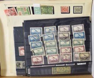 1849/1980 Interesting remnants on postcards and sheets with complete sets, loose values, back of the book, also worth checking for cancellations, very fine/fine/to be checked