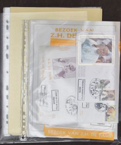Vatican collection (Yv. approx. €550), Papal visit to Belgium, MK, Austrian press folder and French monthly magazine, see photo for postage, very fine/fine/to be checked