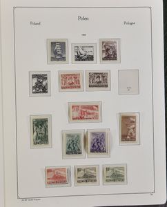 1946/1986 Verzameling in 6 KaBe albums, overwegend volledige reeksen en blokken/kleinbogen, zm/m