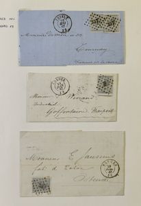 N° 17, 19/20, 97 brieven opgemaakt op bladen (minimaal), meerdere vertrekstempels, maar ook dubbels, zm/m/ntz