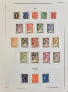 Ook Nederlandse Antillen, 1927/1990, grotendeels gestempelde verzameling op Davobladen, zm