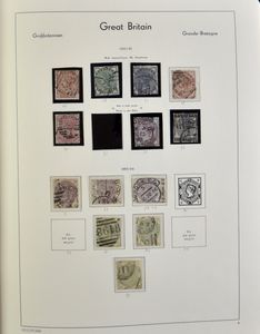 1841/1980 Verzameling in Leuchtturm album met klassiek gespecialiseerd, zm/m/ntz