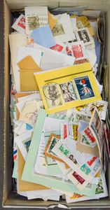 Box filled, sorted on shoe boxes by fragments, BK Belgium (many Buzin), to be checked