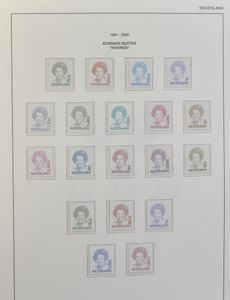 1910/2004 Verzameling in 4 albums en op bladen met veel betere reeksen, zm/m