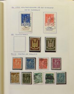 Oude Staten, Reich, Bohemen en Moravië, Franse Zone, Bund, DDR, samenstelling met dubbels in 12 boeken, zm/m/ntz