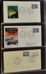 1948/1998 Mooie verzameling in 4 albums met FDC's, bijzondere vluchten, grote variëteit aan FDC's, prachtkoop, zm