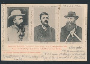 Boerenoorlog, de 3 generaals (1 stuk)