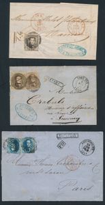 3 medaillon brieven, van Nord N° 1 (