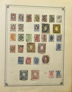 Diverse items in 5 oude wereldalbums met wat inhoud, ntz