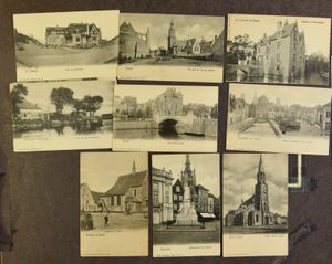 Diverse plaatsen en zichten, w.o. Oostende, Nieuwpoort, Gent, enz., alle Nels kaarten, periode 1900 (10 stuks)
