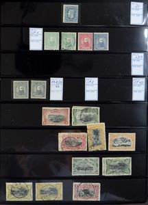 1886/1970 Belgian Congo, Rep. Congo, Ruanda Urundi, nice collection in ringbinder, vf/f/to be checked