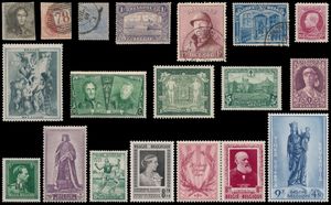 1849/1992 Verzameling in insteekboek, waarbij klassiek gestempeld, 