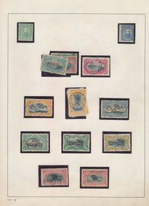 1886/1962 Small collection on album pages from the EIC, the Belgian Congo, and Ruanda-Urundi, mint and used items to be examined, vf/f/to be checked