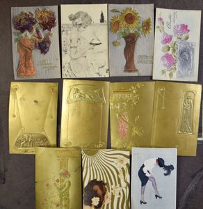 Raphael Kirchner, kaarten (ongesigneerd) (11 stuks)
