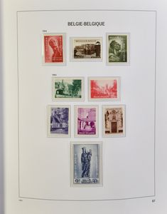 1954/1960 Voorraad volledige reeksen, meestal 5x in Davo album, zm