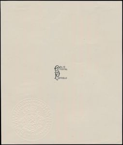 TR 168/69 Postcolli - Colis Postal, in ministervel, enkel de opdruk, zm (OBP €155)
