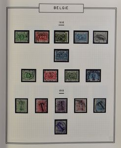 1949/1979 Verzameling in 6 Victoria albums, met volledige reeksen, FDC's, brieven, nominaal, jaren '50 hoofdzakelijk *, dienst, TX, SP (vanaf 1895), zm/m