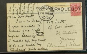 1900/1950 Verzameling poststukken ca. 60 stukken in album, w.o. veel verstuurd naar België, zm/m/ntz