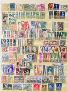 Part of a world collection in 2 old albums including nice Netherlands, f/fine/to be checked