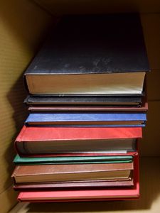 Insteekboeken, 14 lege stuks, diverse formaten