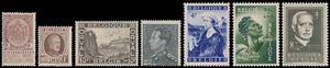 1894/1986 Verzameling in 2 Schaubek albums w.o. 81/83 **, Houyoux *, 1° Orval *, 792/97 *, Breendonk *, Brugge *, Lentevreugde **, dienst, BL 29 **, BL 30 *, zm/m