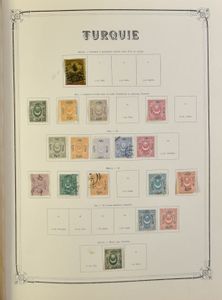 1863/1961 Verzameling in oud Yvert album met behoorlijk klassiek, veel reeksen *, LP, strafport, etc., zm/m/ntz
