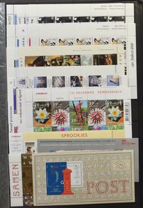 Diverse items in albums en insteekboeken, w.o. Liechtenstein, Nederland modern **, Belgische Gebieden, Luxemburg, Bosnië, Joegoslavië, zm/m/ntz