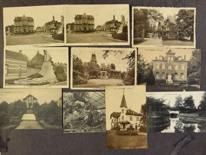 Kapellen, diverse zichten, w.o. 1 dubbel (10 stuks)