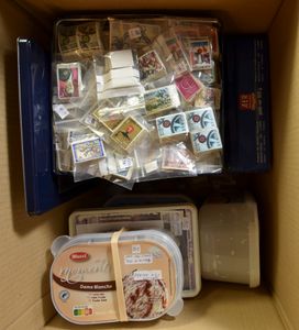1950/1985 Voorraad tienduizenden zegels diverse uitgiften in 7 doosjes, zm/m/ntz