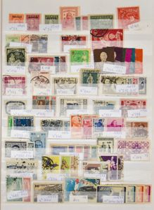 Various countries, including China, Japan, Korea, Singapore, Malaysia, Mongolia, Vietnam, 2 albums almost full, including many complete thematic sets, ideal as a starter collection, f/to be checked