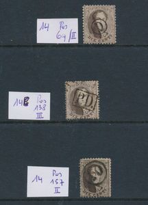 N° 14, met uitzonderlijke afstempeling 