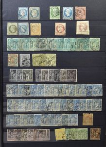 Samenstelling diverse landen in 6 boeken, w.o. Duitsland, Frankrijk; Spanje, België, veel dubbels, zm/m/ntz