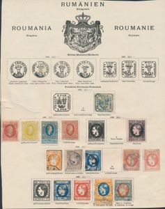 1862/1950 Verzameling in albumbladen met betere zegels w.o. emissie 1862, ook wat losse zegels, zm/m